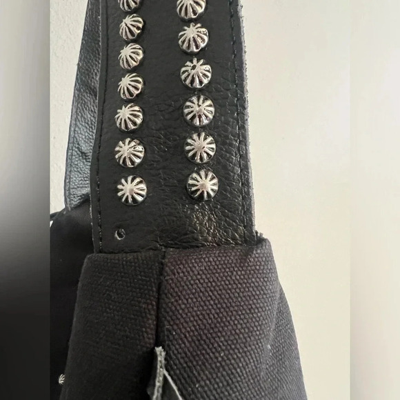 Raviani Black Fringe American Original Bronco Logo Tote Bag‎ Sold Out - Picture 4 of 12